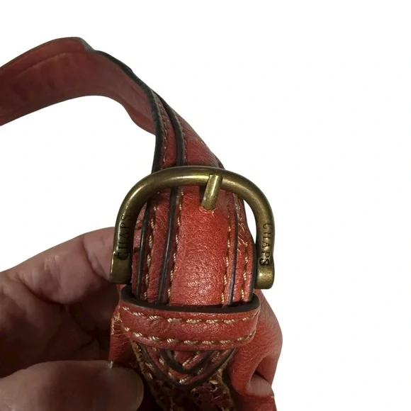Chaps Red Hobo Bag - Picture 3 of 9